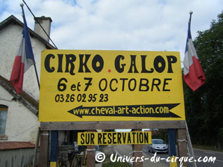 Marne: Cirko Galop à Muizon les 06 et 07 octobre 2012