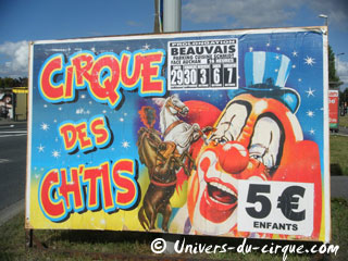 Oise: le Cirque des Ch'tis à Beauvais du 22 septembre au 07 octobre 2012