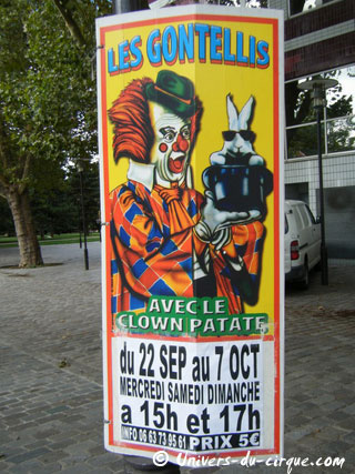 Paris: le cirque Gontellis dans le Parc de Bercy du 22 septembre au 07 octobre 2012