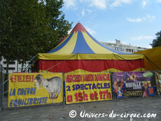 Paris: le cirque Gontellis dans le Parc de Bercy du 22 septembre au 07 octobre 2012