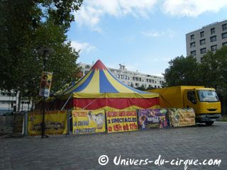 Paris: le cirque Gontellis dans le Parc de Bercy du 22 septembre au 07 octobre 2012