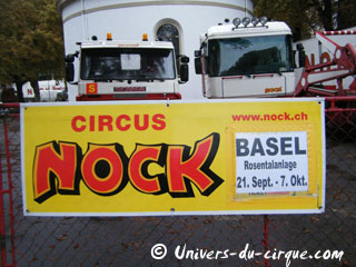 Suisse: derniers jours du Cirque Nock à Ble