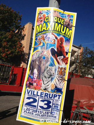 De nouveaux modèles d'affiches au Cirque Maximum