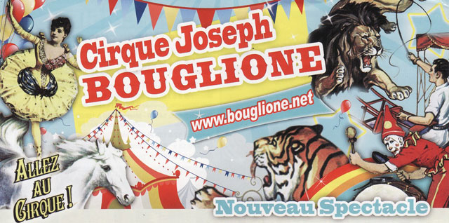 Yvelines: le nouveau flyer publicitaire du Cirque Joseph Bouglione à Plaisir