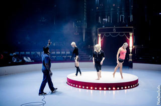 Paris: les répétitions du spectacle 