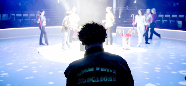 Paris: les répétitions du spectacle 
