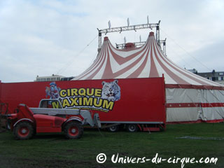 Nord: le Cirque Maximum à Dunkerque du 26 octobre au 07 novembre 2012