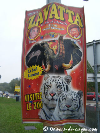 Essonne: le Cirque Willie Zavatta à Sainte-Geneviève-des-Bois du 06 au 21 octobre 2012