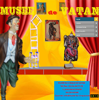 Indre: le nouveau site internet du Musée du Cirque de Vatan