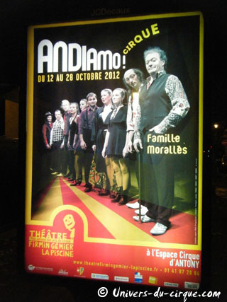 Hauts-de-Seine: la Famille Morallès à l'Espace Cirque d'Antony du 12 au 28 octobre 2012