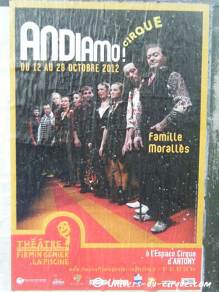 Hauts-de-Seine: la Famille Morallès à l'Espace Cirque d'Antony du 12 au 28 octobre 2012