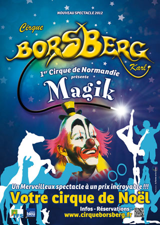 Calvados: la famille Pedersen au Cirque de Nol Karl Borsberg à Caen