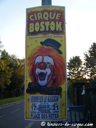 Essonne: le Cirque Bostok à Verrières-Le-Buisson du 17 au 21 octobre 2012