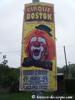 Essonne: le Cirque Bostok à Verrières-Le-Buisson du 17 au 21 octobre 2012