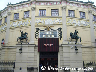 Paris: nouvelle saison pour le Cirque d'Hiver Bouglione du 20 octobre 2012 au 17 mars 2013