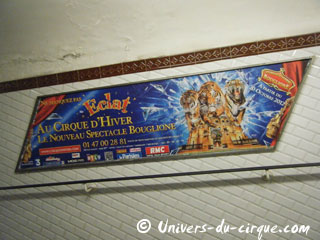 Paris: nouvelle saison pour le Cirque d'Hiver Bouglione du 20 octobre 2012 au 17 mars 2013