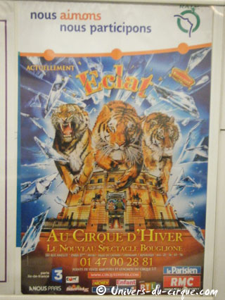 Paris: nouvelle saison pour le Cirque d'Hiver Bouglione du 20 octobre 2012 au 17 mars 2013