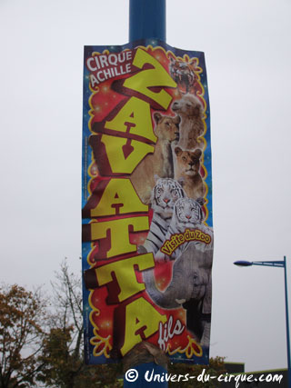 Côte-d'Or: le Cirque Achille Zavatta Fils à Chenôve du 19 au 24 octobre 2012