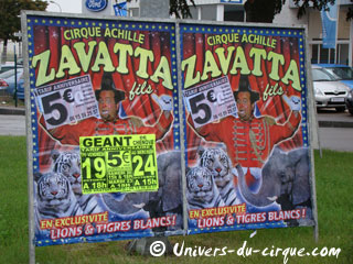 Côte-d'Or: le Cirque Achille Zavatta Fils à Chenôve du 19 au 24 octobre 2012