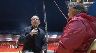 Calvados: Claude Brunel M. Loyal du Cirque Pinder à Cane à l'honneur sur Normandie TV