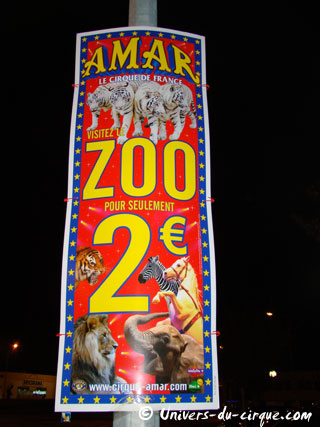De nouveaux modèles d'affiches au Cirque Amar