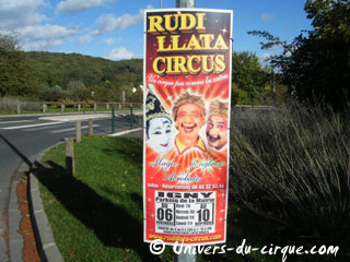 Essonne: le Rudi Llata Circus à Igny du 06 au 10 novembre 2012