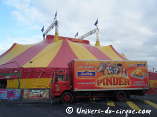 Les dernières étapes de la tournée 2012 du Cirque Pinder