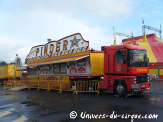 Les dernières étapes de la tournée 2012 du Cirque Pinder