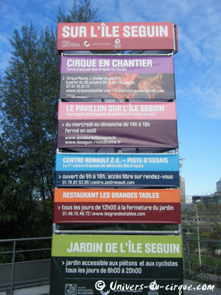 Hauts-de-Seine: le Cirque Plume sur l'île Seguin à Boulogne-Billancourt du 26 octobre au 11 novembre 2012