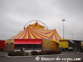 Le nouveau chapiteau du Cirque Achille Zavatta Fils