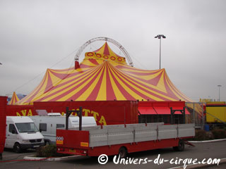 Le nouveau chapiteau du Cirque Achille Zavatta Fils