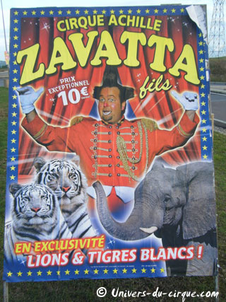 Marne: le Cirque Achille Zavatta Fils en périphérie de Reims du 30 octobre au 10 novembre 2012