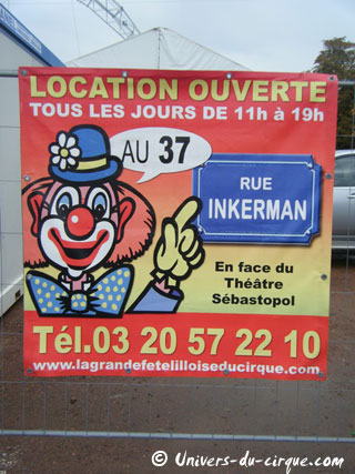 Nord: la 26 Grande Fête Lilloise du Cirque du 13 octobre au 18 novembre 2012
