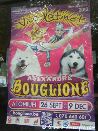 Belgique: le Cirque Alexandre Bouglione à Bruxelles du 26 septembre au 09 décembre 2012
