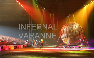 Isère: la troupe Infernal Varanne au 11 Festival International du Cirque de Grenoble