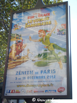 Paris: Disney sur Glace au Zénith du 05 au 16 décembre 2012
