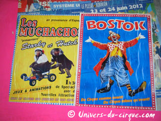 Essonne: l'affichage mural 2012 du Cirque Bostok