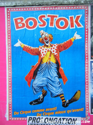 Essonne: l'affichage mural 2012 du Cirque Bostok