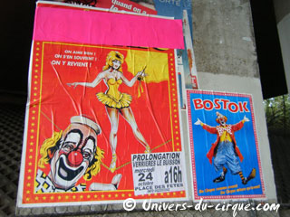 Essonne: l'affichage mural 2012 du Cirque Bostok