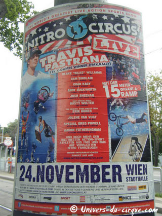 Autriche: Nitro Circus au Stadthalle de Vienne le 24 novembre 2012