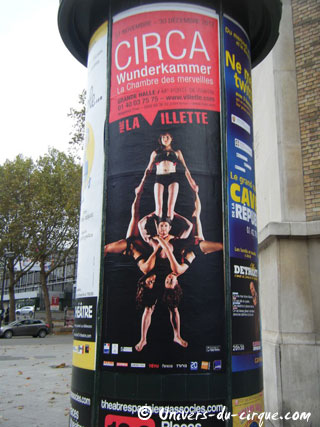 Paris: Circa au Parc de La Villette du 27 novembre au 30 décembre 2012