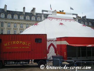 Ille-et-Vilaine: le Cirque Métropole de retour à Rennes pour les vacances de la Toussaint 2012