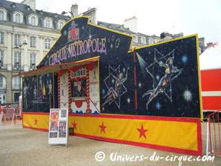 Ille-et-Vilaine: le Cirque Métropole de retour à Rennes pour les vacances de la Toussaint 2012
