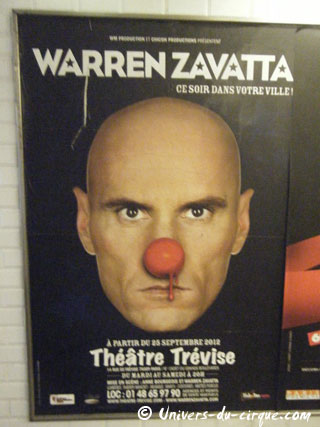 Paris: Warren Zavatta de retour au Thétre Trévise depuis le 25 septembre 2012