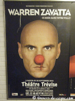 Paris: Warren Zavatta de retour au Thétre Trévise depuis le 25 septembre 2012