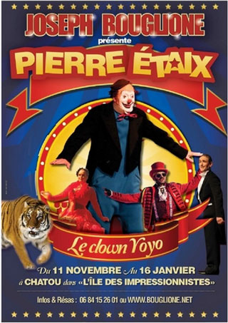 Yvelines: Pierre Etaix au Cirque Joseph Bouglione à Chatou du 11 novembre 2012 au 16 janvier 2013