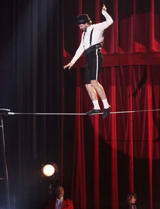 Paris: les people en artistes de cirque sur la piste d'Alexis Gruss à l'occasion du 51 Gala de l'Union des Artistes