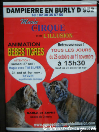 Loiret: le Musée du Cirque et de l'Illusion à Dampierre-en-Burly