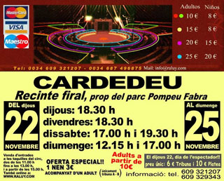 Espagne: le Cirque Raluy poursuit sa tournée 2012-2013 en Catalogne