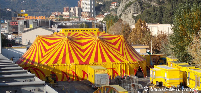 Le nouveau chapiteau du Cirque Muller